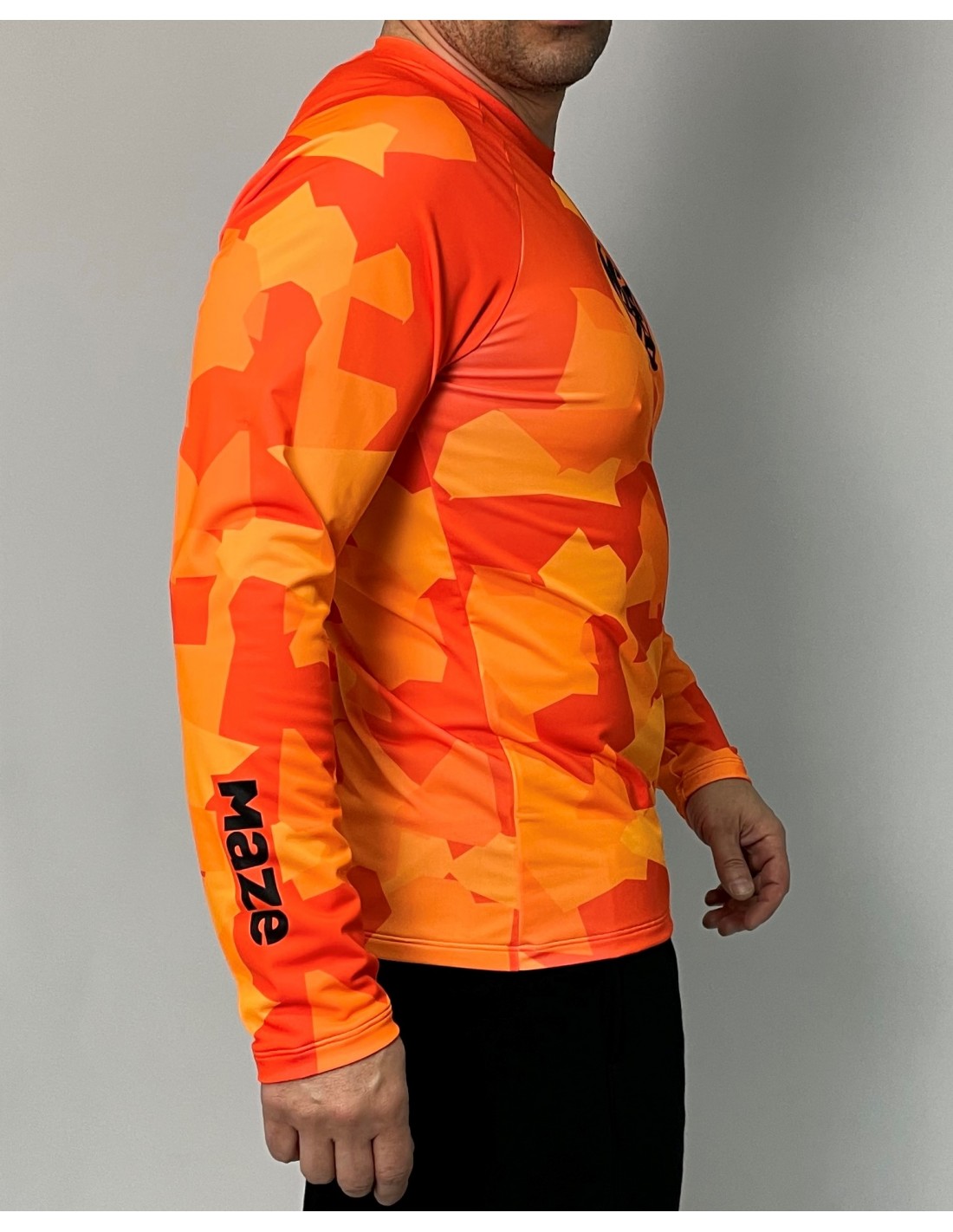 РАШГАРД MAZE CAMO ORANCE